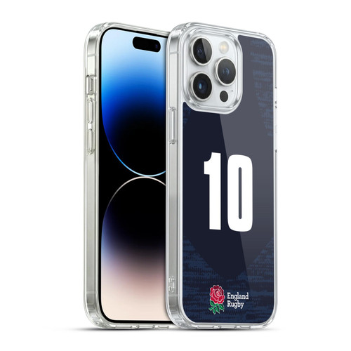 England Rugby Union 2020/21 Players Away Kit Position 10 Soft Gel Case for Apple iPhone 14 Pro Max & MagSafe