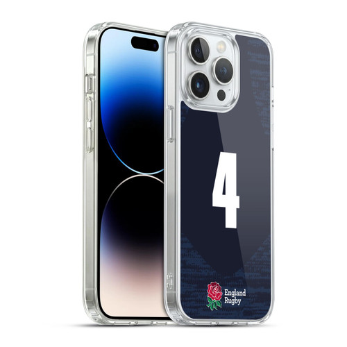England Rugby Union 2020/21 Players Away Kit Position 4 Soft Gel Case for Apple iPhone 14 Pro Max & MagSafe