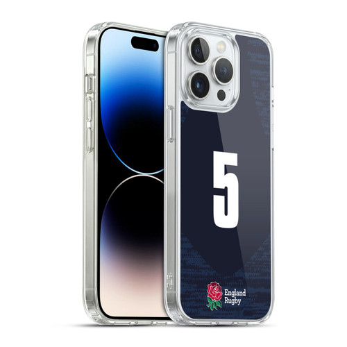 England Rugby Union 2020/21 Players Away Kit Position 5 Soft Gel Case for Apple iPhone 14 Pro Max & MagSafe