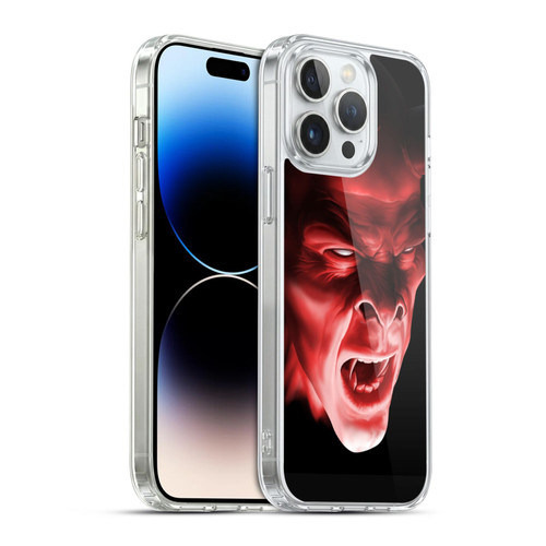 Tom Wood Horror Shadow Demon Soft Gel Case for Apple iPhone 14 Pro Max & MagSafe