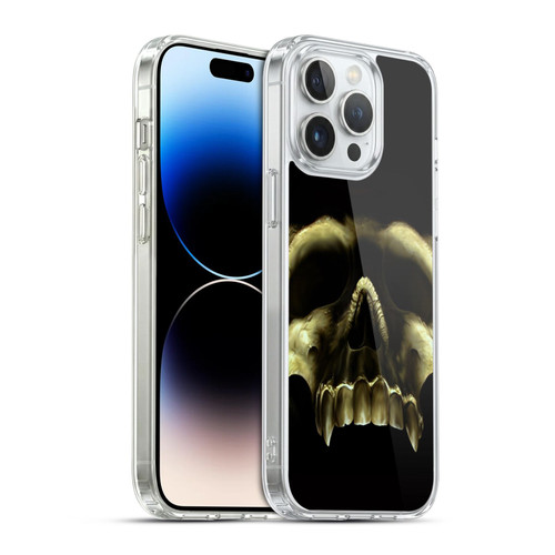 Tom Wood Horror Shadow Skull Soft Gel Case for Apple iPhone 14 Pro Max & MagSafe