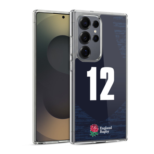 England Rugby Union 2020/21 Players Away Kit Position 12 Soft Gel Case for Samsung Galaxy S25 Ultra & MagSafe