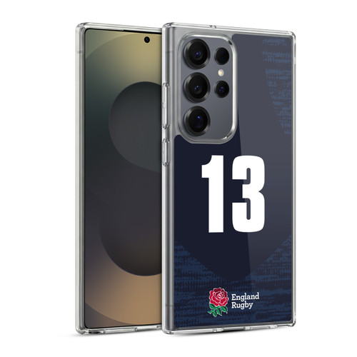 England Rugby Union 2020/21 Players Away Kit Position 13 Soft Gel Case for Samsung Galaxy S25 Ultra & MagSafe