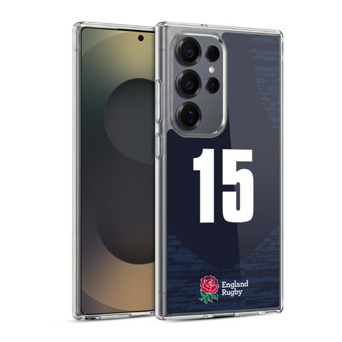 England Rugby Union 2020/21 Players Away Kit Position 15 Soft Gel Case for Samsung Galaxy S25 Ultra & MagSafe