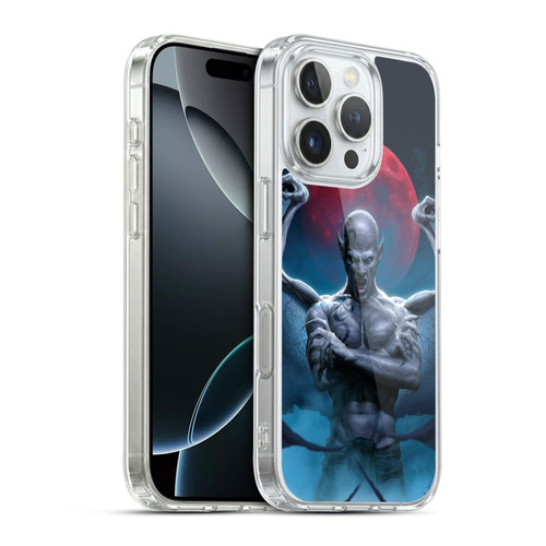 Tom Wood Horror Blood Moon Soft Gel Case for Apple iPhone 16 Pro & MagSafe