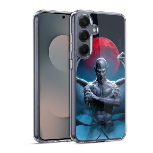 Tom Wood Horror Blood Moon Soft Gel Case for Samsung Galaxy S25 & MagSafe