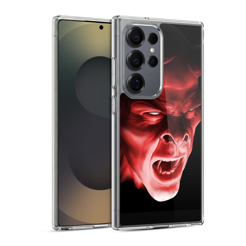 Tom Wood Horror Shadow Demon Soft Gel Case for Samsung Galaxy S25 Ultra & MagSafe