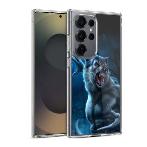 Tom Wood Horror Werewolf Soft Gel Case for Samsung Galaxy S25 Ultra & MagSafe