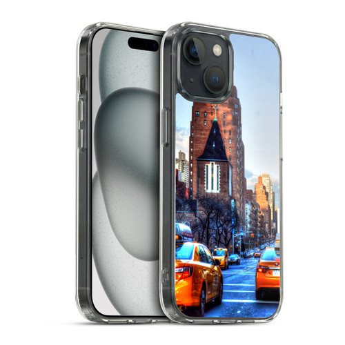 Haroulita Places New York Soft Gel Case for Apple iPhone 15 & MagSafe