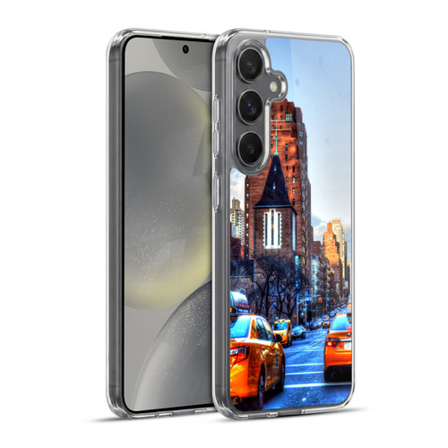 Haroulita Places New York Soft Gel Case for Samsung Galaxy S24+ 5G & MagSafe