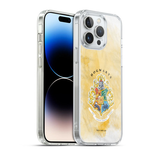 Harry Potter Deathly Hallows XVII Hogwarts Crest Soft Gel Case for Apple iPhone 14 Pro Max & MagSafe