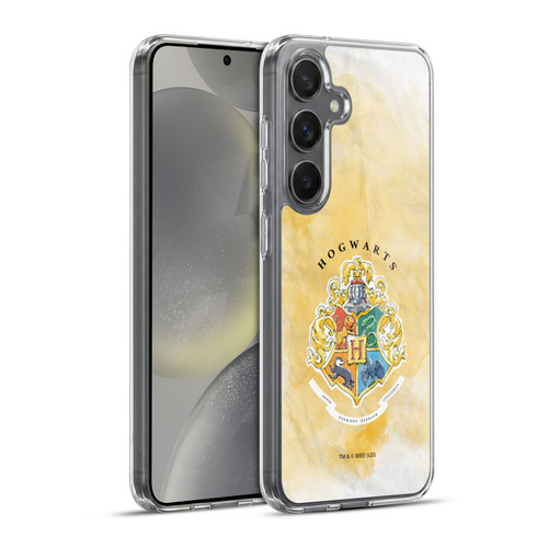 Harry Potter Deathly Hallows XVII Hogwarts Crest Soft Gel Case for Samsung Galaxy S24+ 5G & MagSafe