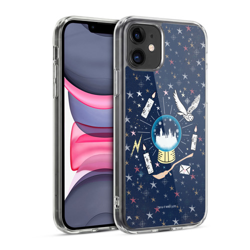 Harry Potter Deathly Hallows XXXII Hogwarts Soft Gel Case for Apple iPhone 11