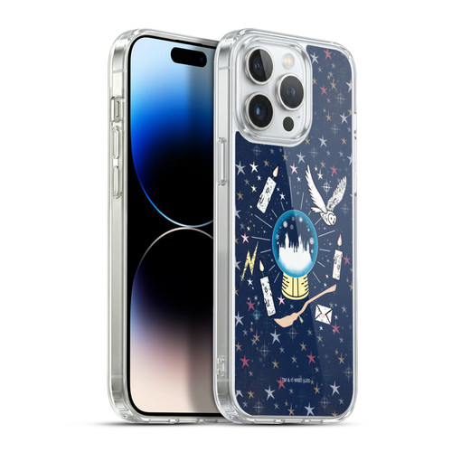 Harry Potter Deathly Hallows XXXII Hogwarts Soft Gel Case for Apple iPhone 13 Pro Max & MagSafe