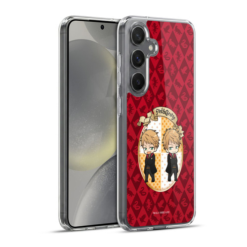 Harry Potter Deathly Hallows XXXVI Fred And George Soft Gel Case for Samsung Galaxy S24+ 5G & MagSafe