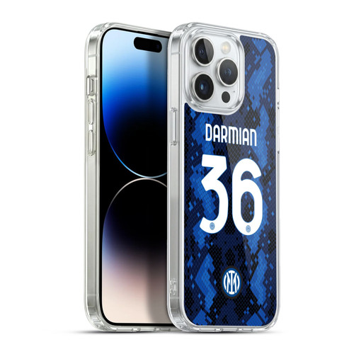 Fc Internazionale Milano 2021/22 Players Home Kit Matteo Darmian Soft Gel Case for Apple iPhone 13 Pro Max & MagSafe