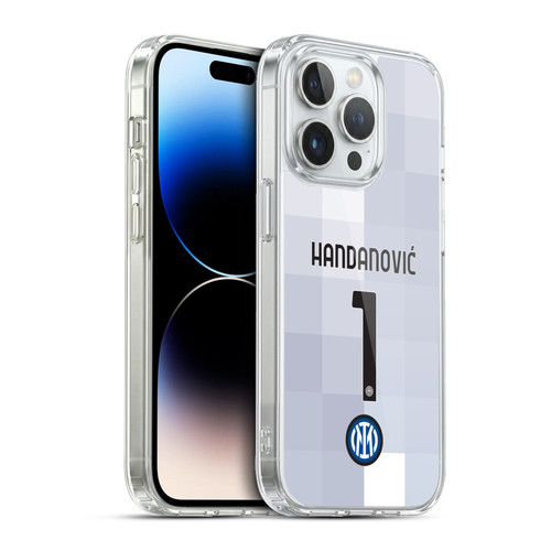 Fc Internazionale Milano 2021/22 Players Home Kit Samir Handanovic Soft Gel Case for Apple iPhone 13 Pro & MagSafe