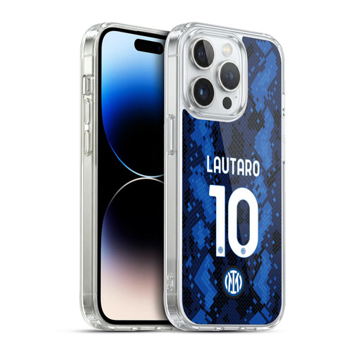 Fc Internazionale Milano 2021/22 Players Home Kit Lautaro Martínez Soft Gel Case for Apple iPhone 13 Pro & MagSafe