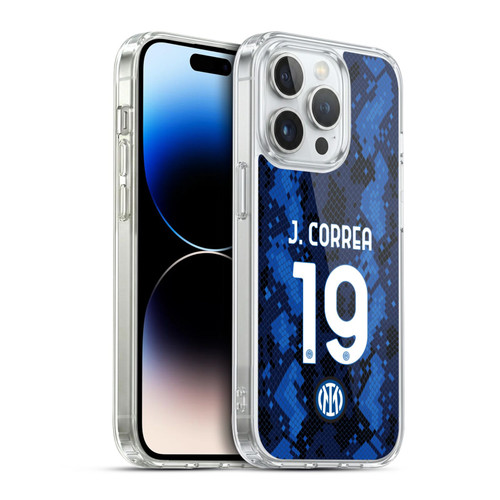 Fc Internazionale Milano 2021/22 Players Home Kit Joaquín Correa Soft Gel Case for Apple iPhone 14 Pro & MagSafe