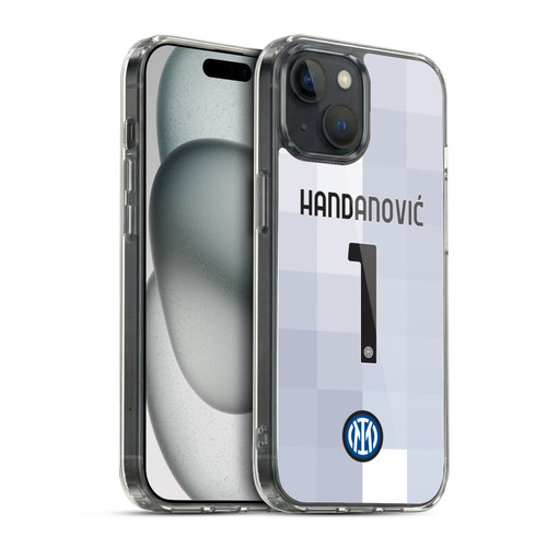 Fc Internazionale Milano 2021/22 Players Home Kit Samir Handanovic Soft Gel Case for Apple iPhone 15 & MagSafe