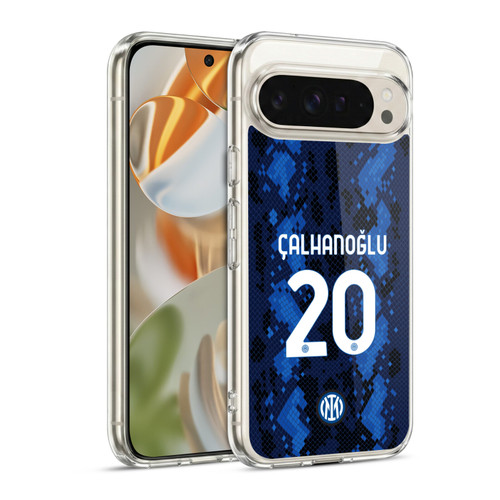 Fc Internazionale Milano 2021/22 Players Home Kit Hakan Çalhanoglu Soft Gel Case for Google Pixel 9 / Pixel 9 Pro