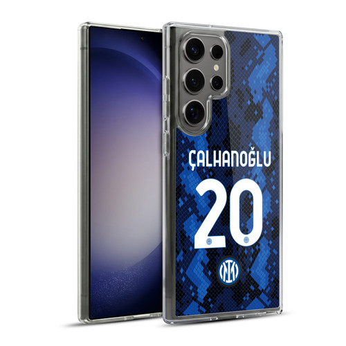 Fc Internazionale Milano 2021/22 Players Home Kit Hakan Çalhanoglu Soft Gel Case for Samsung Galaxy S23 Ultra 5G & MagSafe