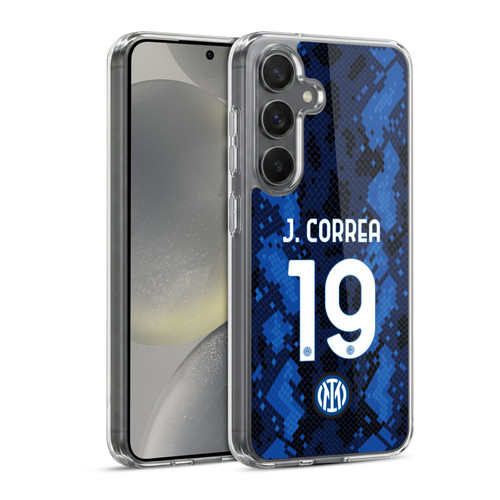 Fc Internazionale Milano 2021/22 Players Home Kit Joaquín Correa Soft Gel Case for Samsung Galaxy S24 5G & MagSafe