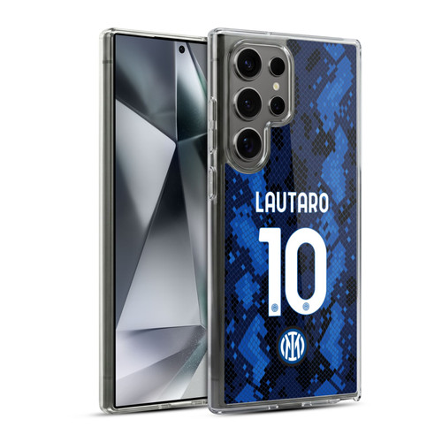 Fc Internazionale Milano 2021/22 Players Home Kit Lautaro Martínez Soft Gel Case for Samsung Galaxy S24 Ultra 5G & MagSafe