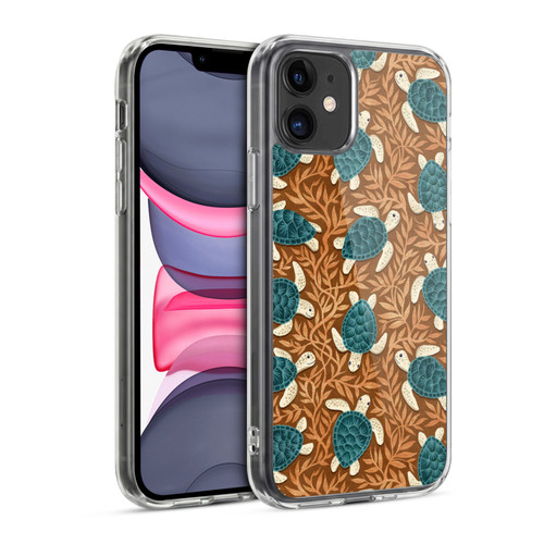 Micklyn Le Feuvre Flora And Fauna Tiny Turtle Treasures Soft Gel Case for Apple iPhone 11