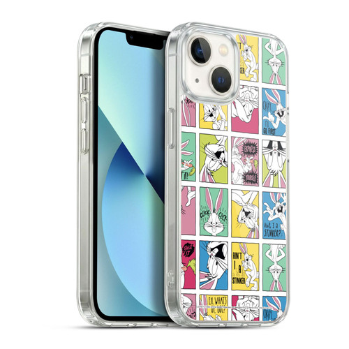 Looney Tunes Bugs Bunny Comics Soft Gel Case for Apple iPhone 13