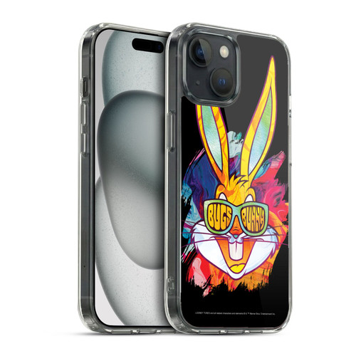 Looney Tunes Bugs Bunny Paint Soft Gel Case for Apple iPhone 15 & MagSafe