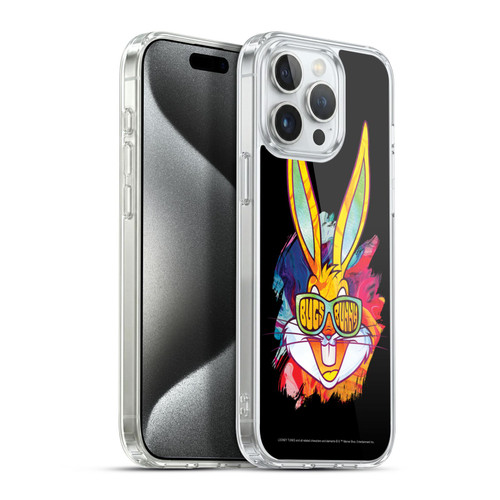 Looney Tunes Bugs Bunny Paint Soft Gel Case for Apple iPhone 15 Pro Max & MagSafe