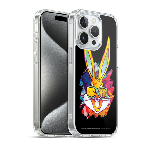 Looney Tunes Bugs Bunny Paint Soft Gel Case for Apple iPhone 15 Pro & MagSafe