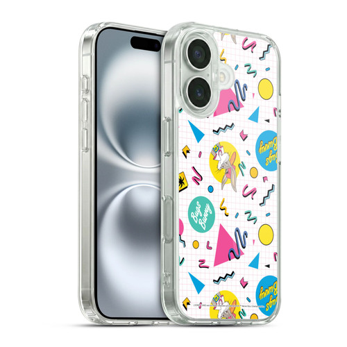 Looney Tunes Bugs Bunny Grid Soft Gel Case for Apple iPhone 16 & MagSafe