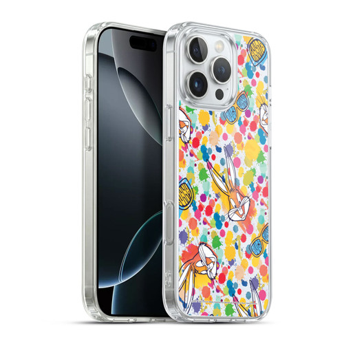 Looney Tunes Bugs Bunny Splatter Soft Gel Case for Apple iPhone 16 Pro Max & MagSafe