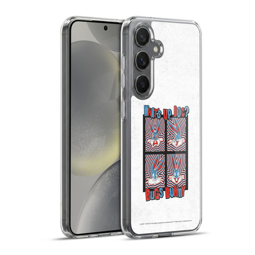 Looney Tunes Bugs Bunny What's Up Doc Soft Gel Case for Samsung Galaxy S24+ 5G & MagSafe