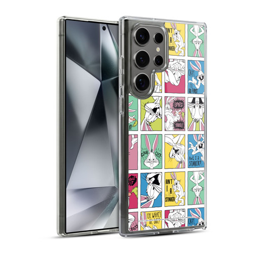 Looney Tunes Bugs Bunny Comics Soft Gel Case for Samsung Galaxy S24 Ultra 5G & MagSafe