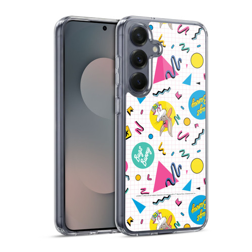 Looney Tunes Bugs Bunny Grid Soft Gel Case for Samsung Galaxy S25 & MagSafe