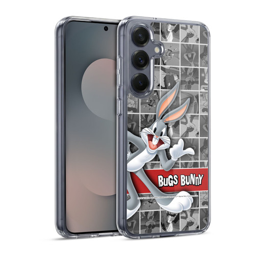 Looney Tunes Bugs Bunny Tiles Soft Gel Case for Samsung Galaxy S25 & MagSafe