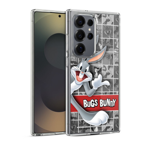 Looney Tunes Bugs Bunny Tiles Soft Gel Case for Samsung Galaxy S25 Ultra & MagSafe