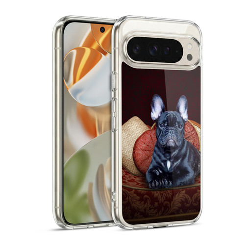 Klaudia Senator French Bulldog 2 Classic Couch Soft Gel Case for Google Pixel 9 / Pixel 9 Pro
