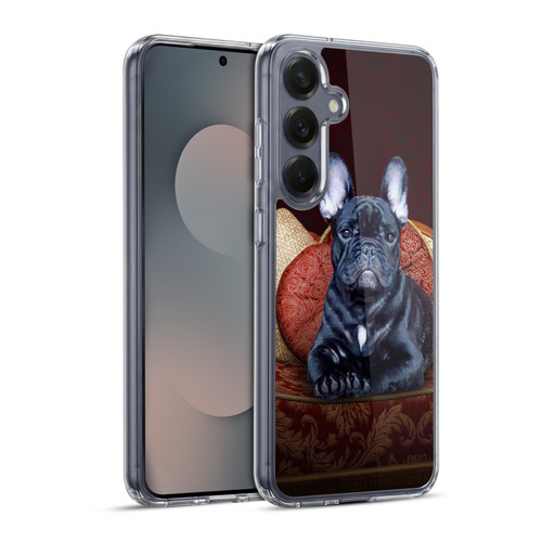 Klaudia Senator French Bulldog 2 Classic Couch Soft Gel Case for Samsung Galaxy S25+ & MagSafe