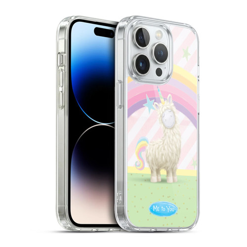 Me To You Once Upon A Time Rainbow Llama Soft Gel Case for Apple iPhone 13 Pro & MagSafe