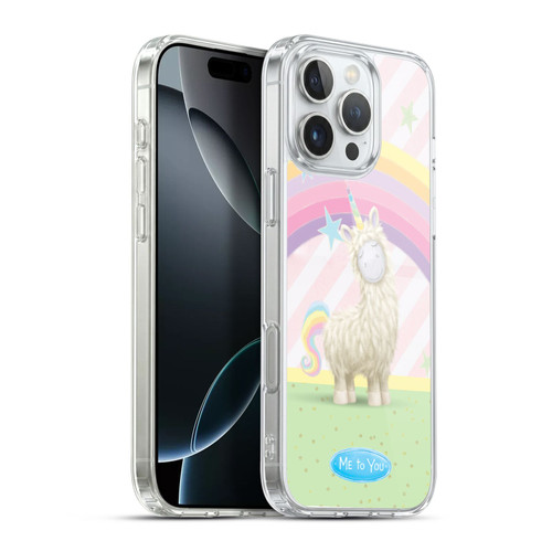 Me To You Once Upon A Time Rainbow Llama Soft Gel Case for Apple iPhone 16 Pro Max & MagSafe