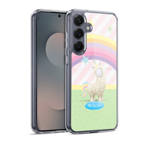 Me To You Once Upon A Time Rainbow Llama Soft Gel Case for Samsung Galaxy S25 & MagSafe