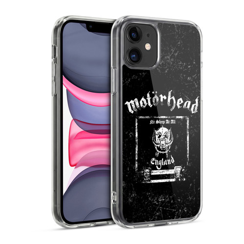Motorhead Logo No Sleep At All Soft Gel Case for Apple iPhone 11