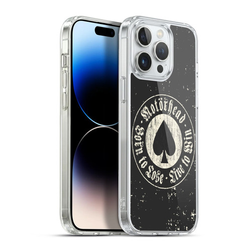 Motorhead Logo Ace Of Spades 2 Soft Gel Case for Apple iPhone 13 Pro Max & MagSafe