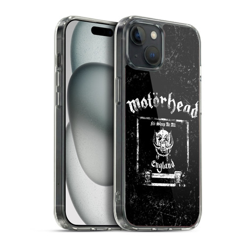 Motorhead Logo No Sleep At All Soft Gel Case for Apple iPhone 15 Plus & MagSafe