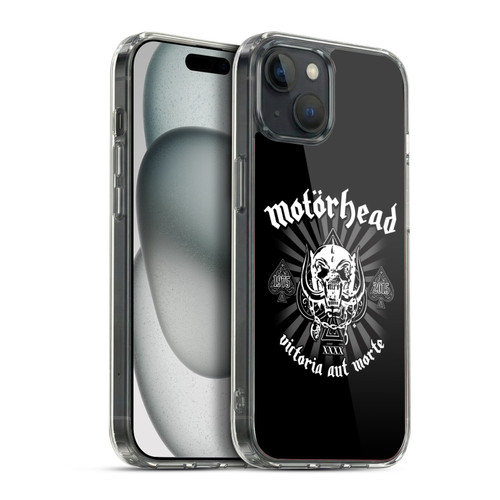 Motorhead Logo Victoria Aut Morte Soft Gel Case for Apple iPhone 15 Plus & MagSafe
