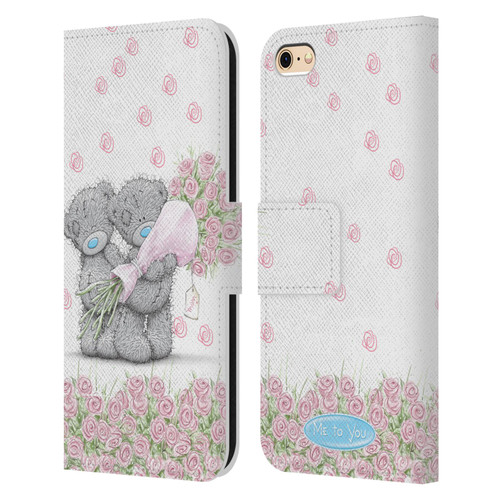 Me To You ALL About Love Pink Roses Leather Book Wallet Case Cover For Apple iPhone 6 / iPhone 6s